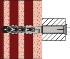 Produktbild Fischer Rahmendübel R 88542 SXR 10x200 FUS Schrauben A 4/Dübel-Nylon (50 Stk.)