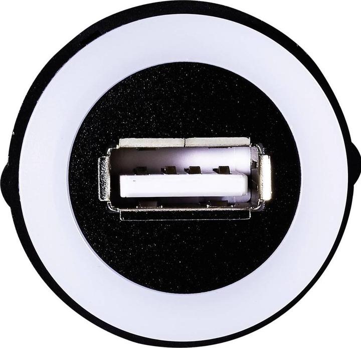 Produktbild Tru Components USB-Einbaubuchse Buchse, Einbau USB-05-BK USB-Buchse Typ A, beleuchtet auf USB-Stecker Typ A mit 60
