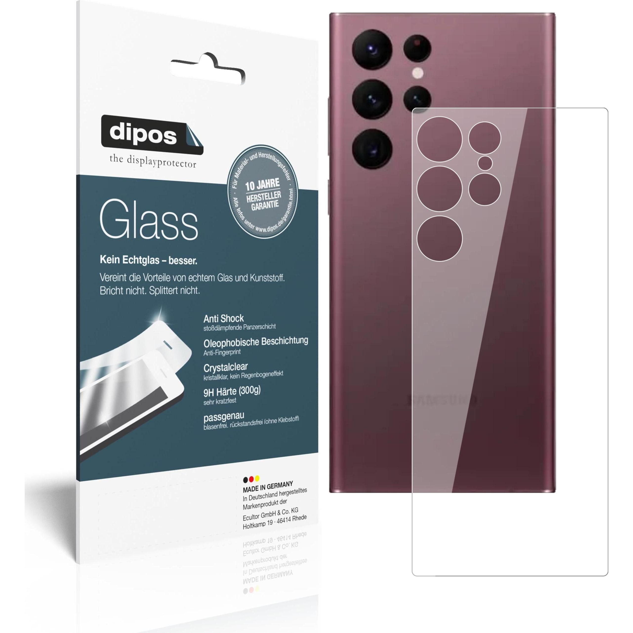 Dipos Displayschutz Anti-Shock (2 Stück, Samsung Galaxy S21), Smartphone Schutzfolie, Transparent