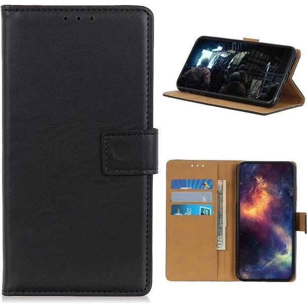 Thumbnail - MU Classic Classic II Leder Bookcover Series (Nokia 3.4), Smartphone Hülle, Schwarz