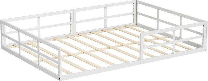 Actual product image VitaliSpa Bodenbett aus Metall Minno, Weiss, 205 x 145 cm ohne Matratze (140 x 200)