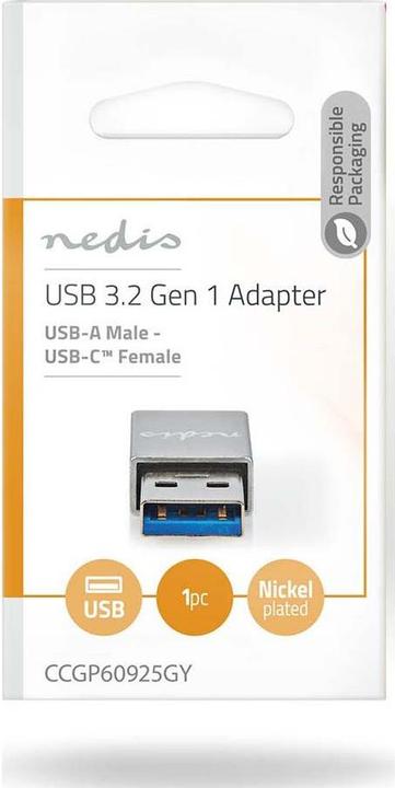 Actual product image Nedis USB-A to USB-C Adapter (USB-A, USB-C)
