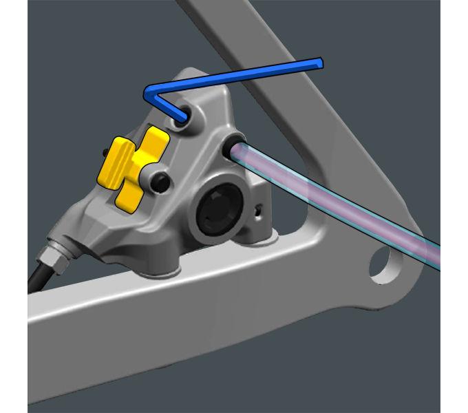 Actual product image Shimano Disc brake (Front wheel brake, Brake kit, 2)