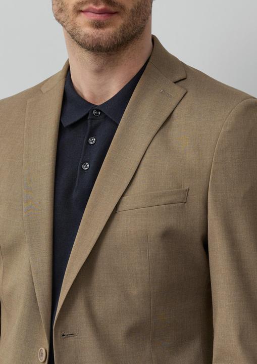 Actual product image S.Oliver Indoor-Jacke s.O PURE: Anzug-Sakko aus melierter Stretch-Ware (94)