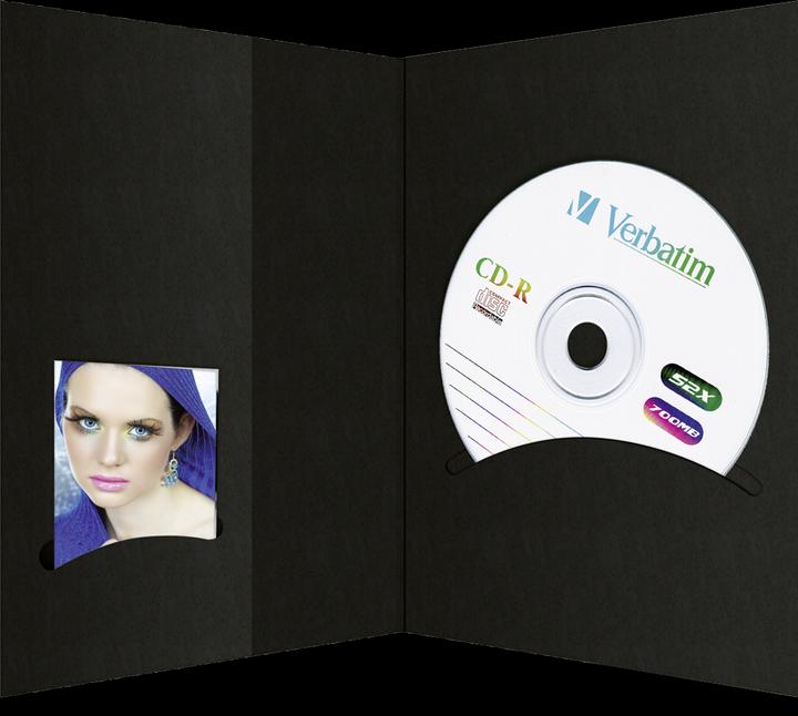 Actual product image Daiber 1x100 passport photo folders w. CD-Rom compartment up to 10x15 (10 x 15 cm, 1 x)