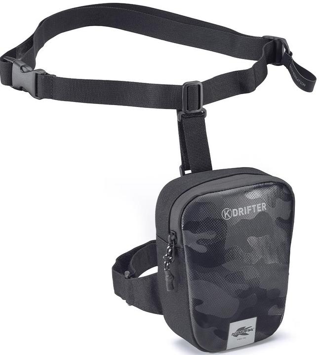 Kappa DR03 K'DRIFTER Beintasche schwarz 1,5 Liter (1.50 l)