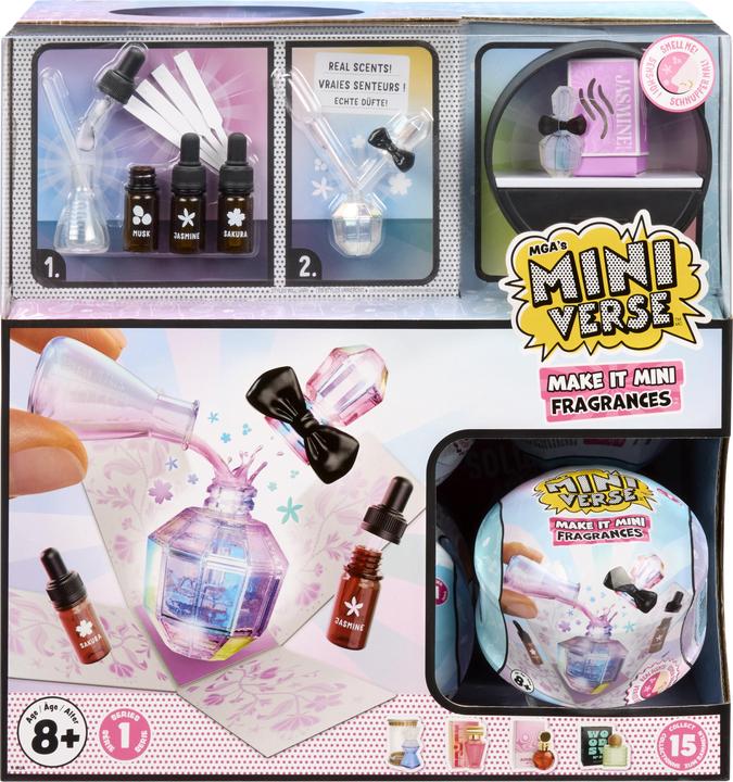Actual product image MGA Entertainment Miniverse Make It Mini Fragrances in PDQ