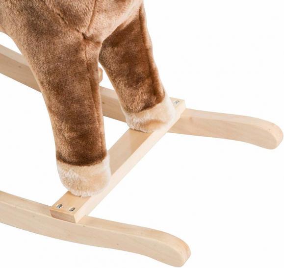 Actual product image Homcom Plush Rocking Horse for Children