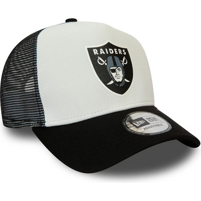 Thumbnail - New Era, Herren, Cap, 9Forty Aframe Trucker Las Vegas Raiders, Weiss, (One Size)