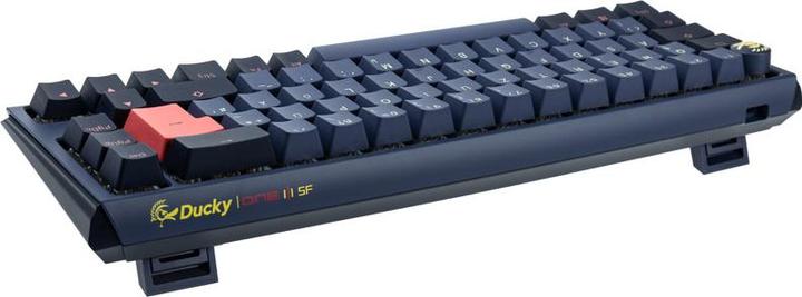 Actual product image Ducky One 3 Cosmic Blue SF Gaming Keyboard, RGB LED - MX-Blue (DE, Cable)