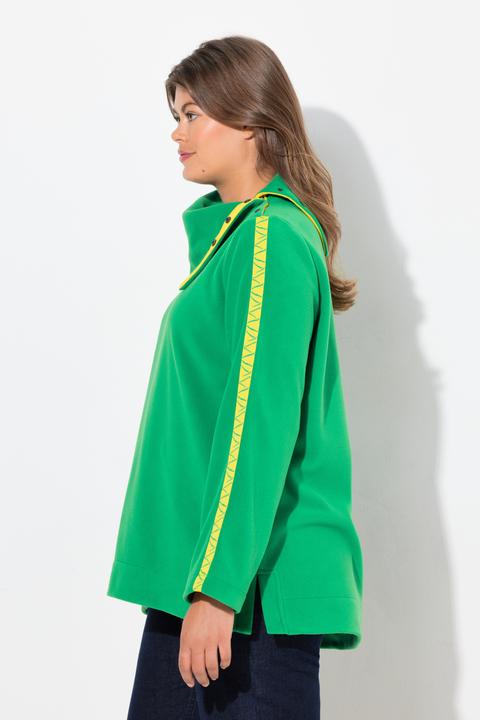 Produktbild Laurasøn Fleece Sweatshirt, grosser Kragen, Langarm (48)