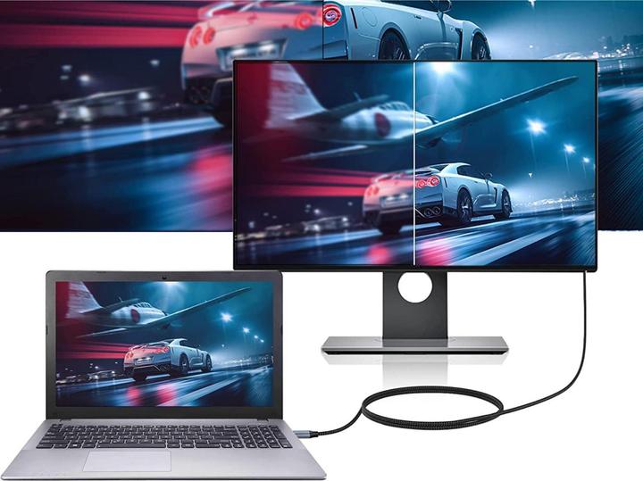 Actual product image Conceptronic HDMI - USB Type-C (2 m, HDMI, USB Type C)