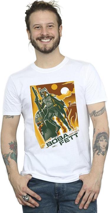 Immagine prodotto Star Wars Boba Fett Collage Maglietta Uomo (XL)
