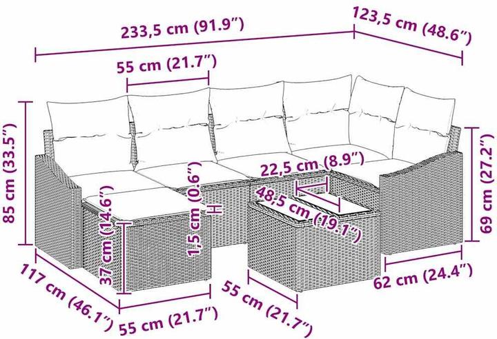 Produktbild vidaXL Alexis