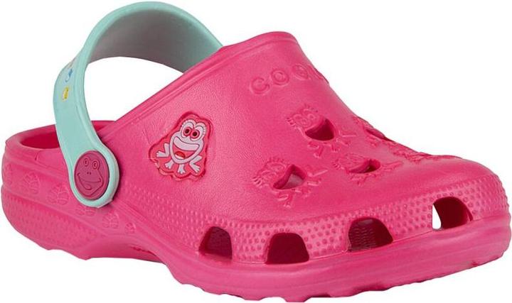 Actual product image Coqui Children's clogs Little Frog fuchsia-mint 8701-100-3644A (20)