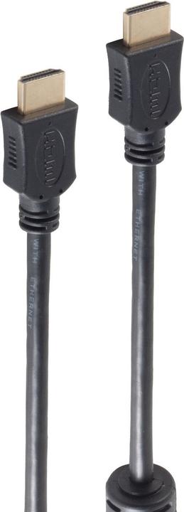 Produktbild Shiverpeaks ®-BASIC-S--HDMI A-Stecker auf HDMI A-Stecker, vergoldete Kontakte mit Ferrit, Full HD, ULTRA HD, 3D (10 m, USB 3.0)