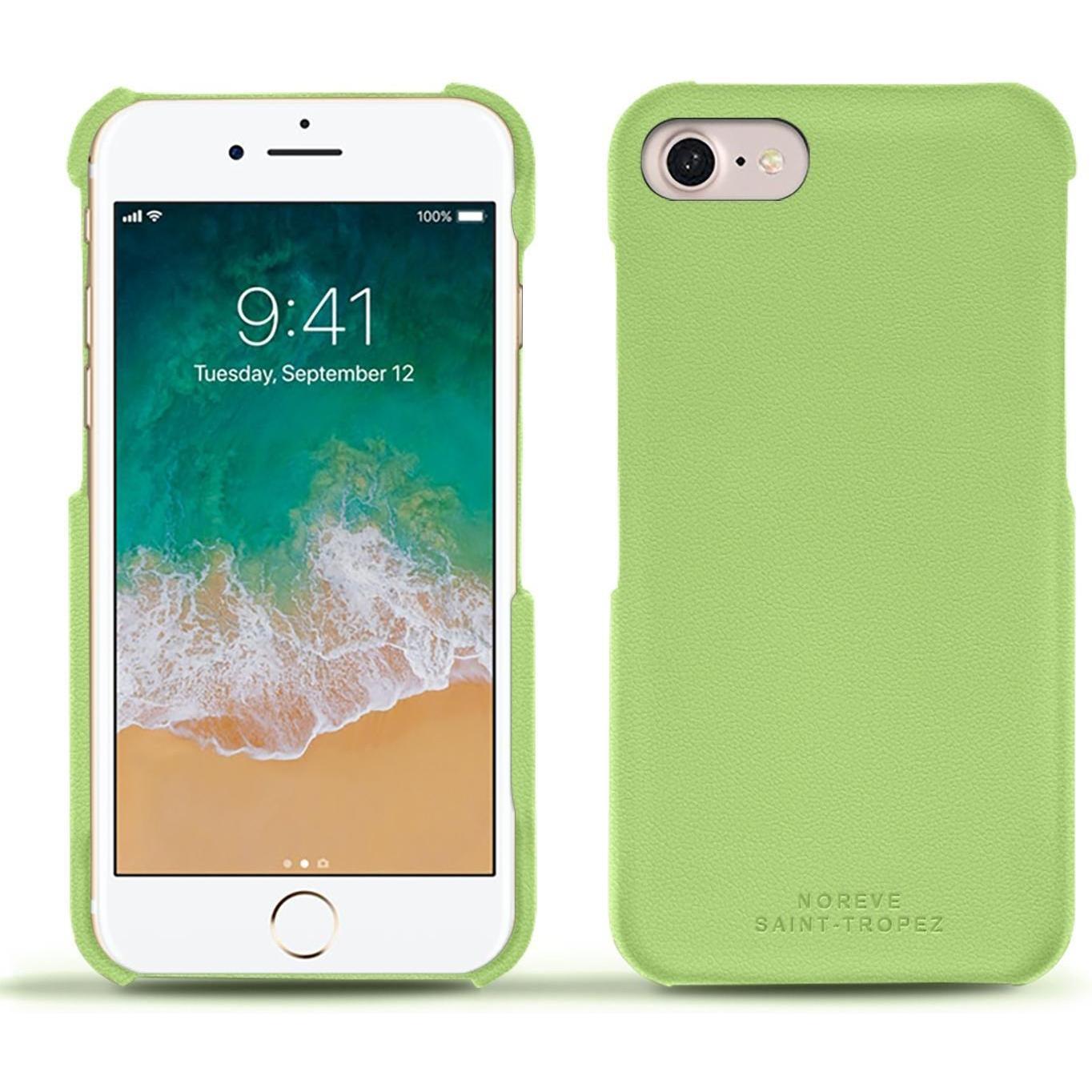 Noreve Lederschutzhülle (Apple iPhone 7), Smartphone Hülle, Grün