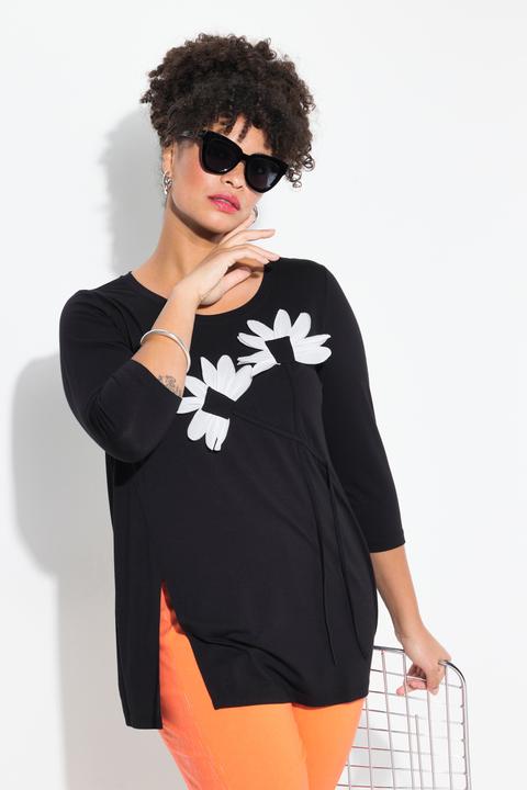 Image du produit Miamoda T-Shirt, A-Line, 3D-Blumen (42)