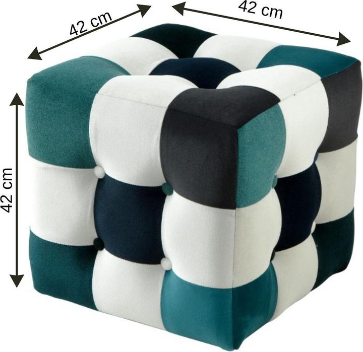 Produktbild Atelier del Sofa Patchwork Pouffe
