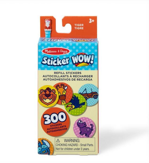Melissa & Doug Adesivo MELISSA WOW! Adesivi di ricarica - Tigre
