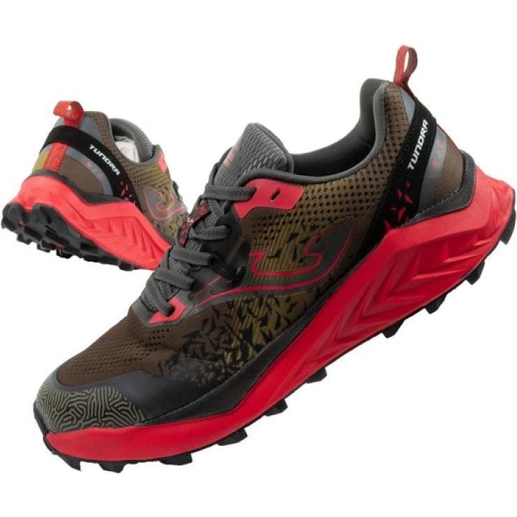 Joma Uomo Rosso Uomini, Scarpe Da Corsa, Men's Tundra Trail Running Shoes, Off-Road, Cushioned, Khaki Red (45),
