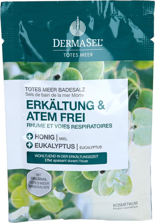 Produktbild DermaSel Erkältung & Atem Frei (Badeperlen)