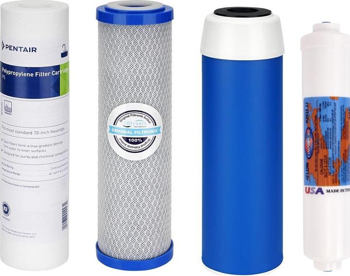 Alternativ 4 Teiliger Ersatzfilter Set für Umkehr Osmose Anlagen (4x)