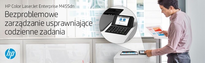 Actual product image HP Color LaserJet Enterprise M455dn (Laser, Colour)