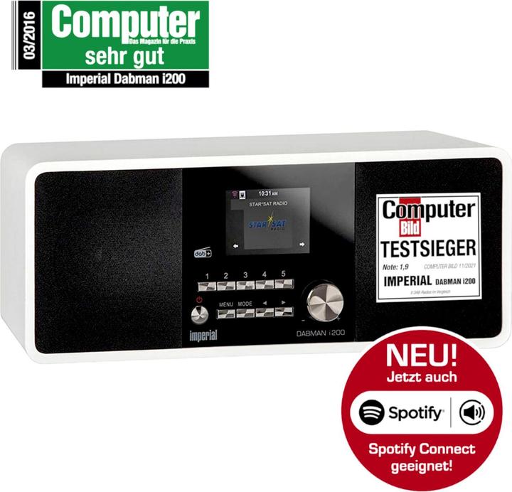 Produktbild Imperial Dabman i200 (Internetradio, DAB+, FM, UKW, WLAN)