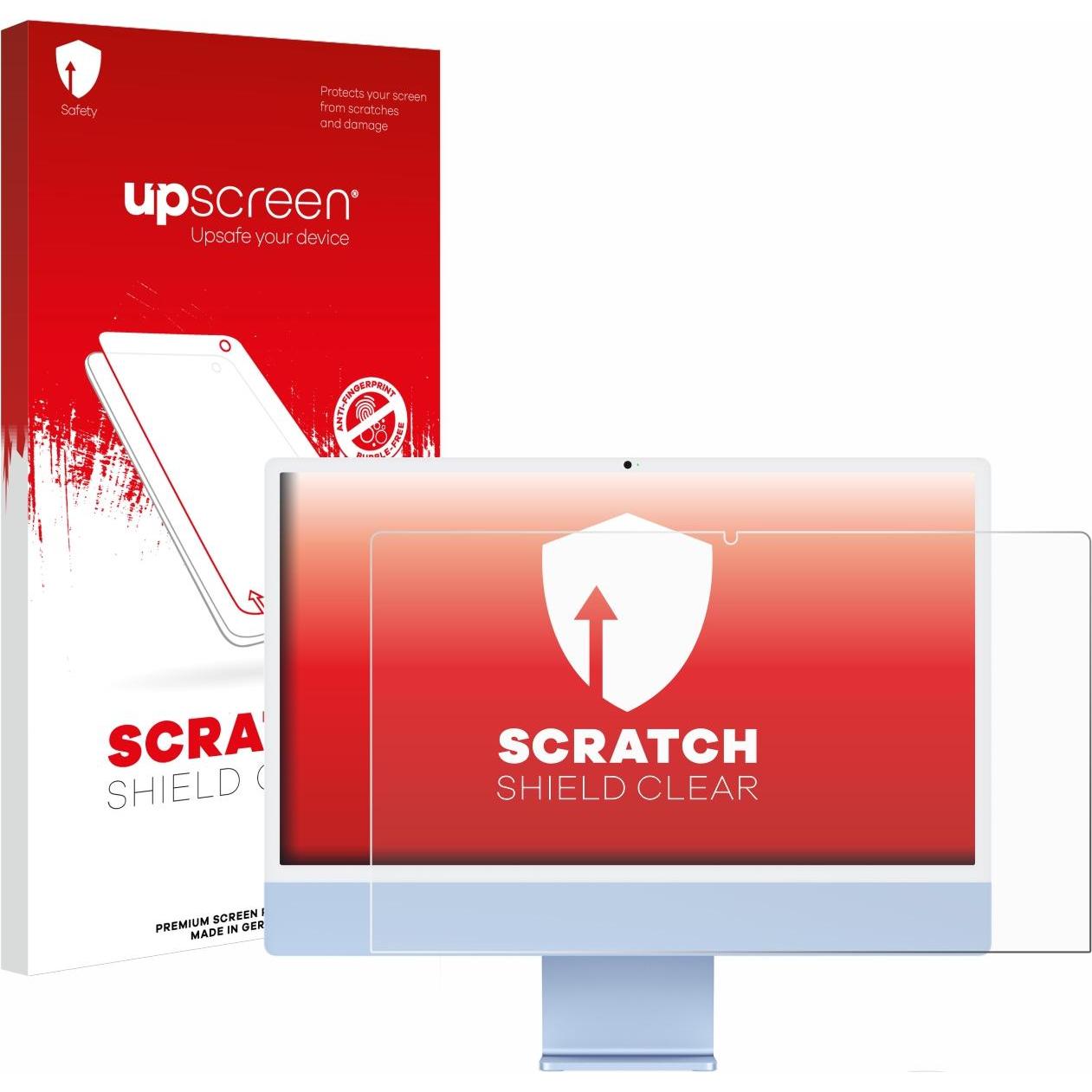 upscreen Schutzfolie Displayschutz Displayschutzfolie Folie Klar Transparent (24"), Monitor Schutzfolie