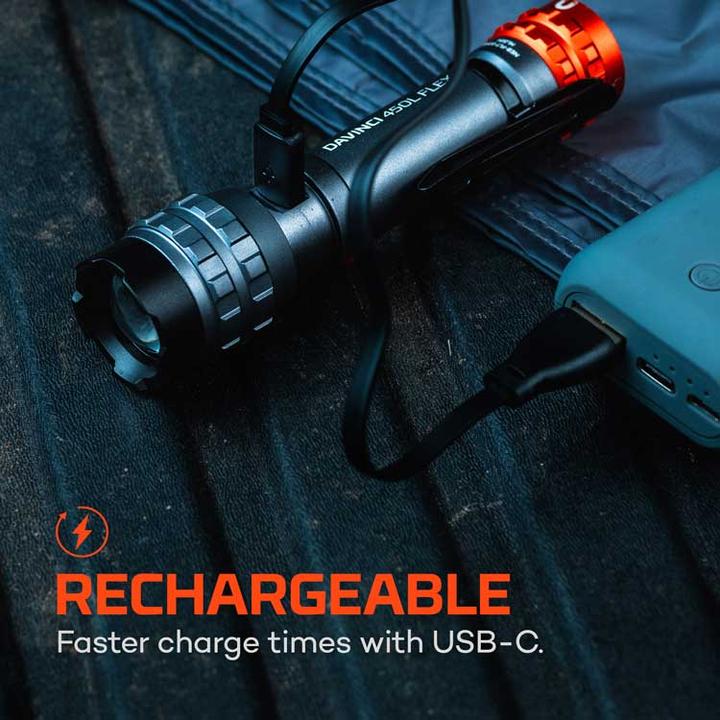 Produktbild Nebo DAVINCI 800L LED-Taschenlampe, Blister (16 cm, 800 lm)