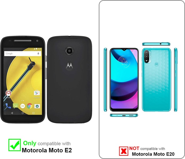 Actual product image Cadorabo display protection glass (1 Piece, Motorola Moto E2)