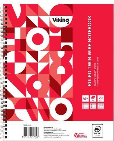 Actual product image Viking Notebook DIN A5+ Lined (Lined, Soft cover)