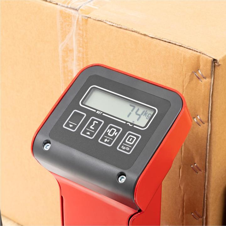 Immagine prodotto Stier Transpallet di pesatura con incrementi di 1 kg Portata 2000 kg