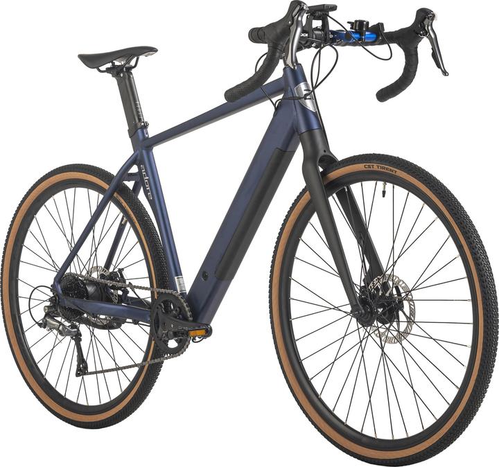 Adore E-gravel bike 28" aluminium gravel touring bike GTR-770 rear motor 30NM / 10Ah dark blue matt (52 cm)