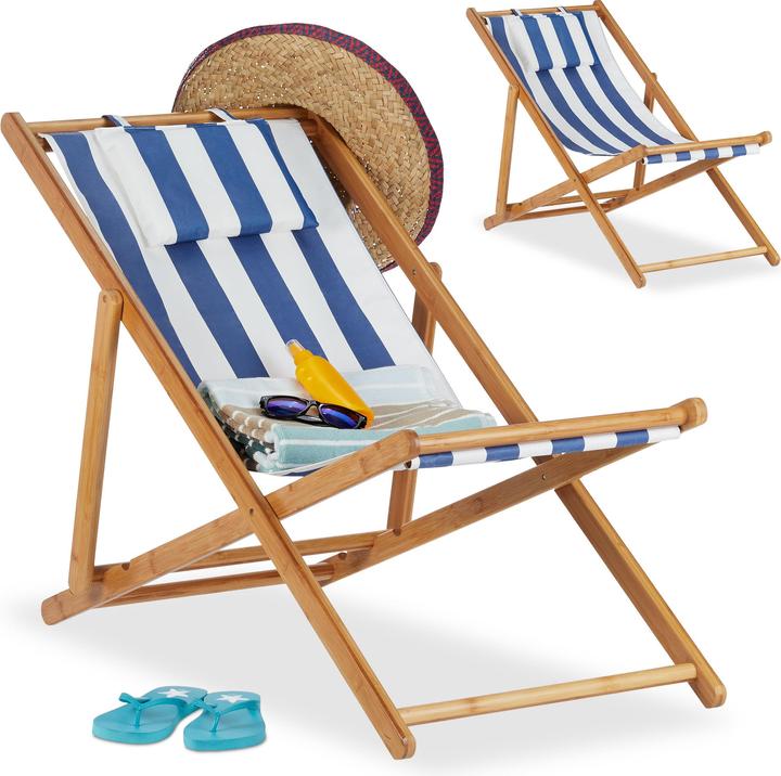 Produktbild Relaxdays Liegestuhl (90 cm)