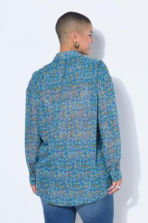 Actual product image Studio Untold Blouse, oversize shape, pattern with glittery thread (58, 60)