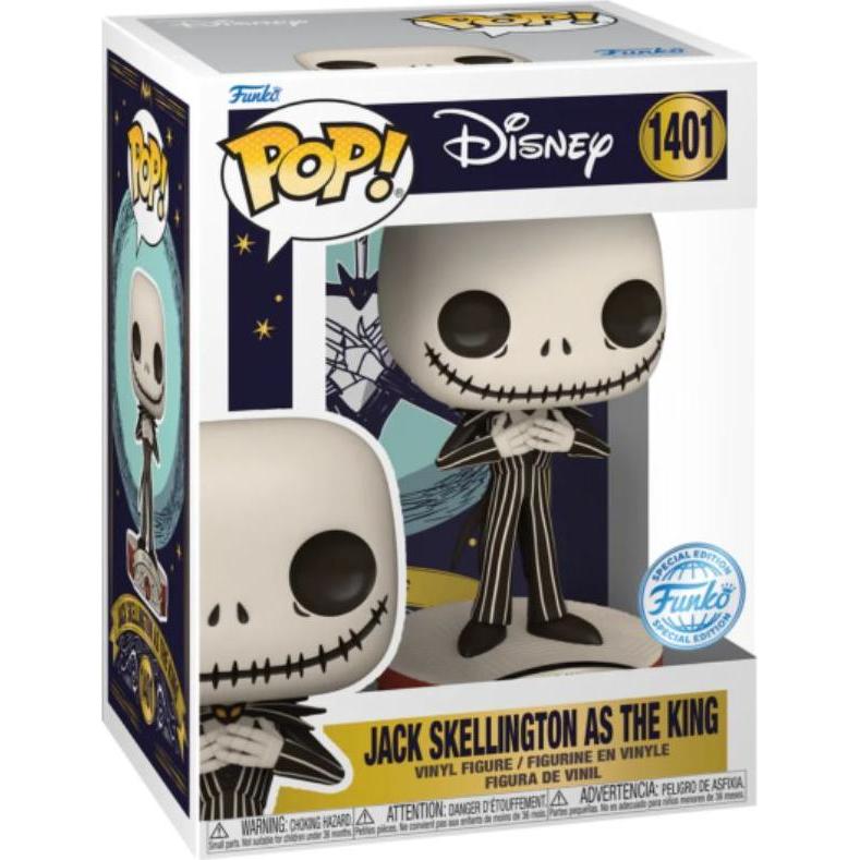 Thumbnail - Funko POP! L'Étrange Noël de Monsieur Jack - Jack Skellington as The King Exclusive