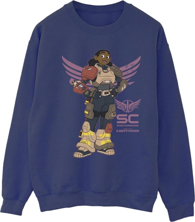 Actual product image Disney Womens/Ladies Lightyear Izzy Star Command Sweatshirt (XL)