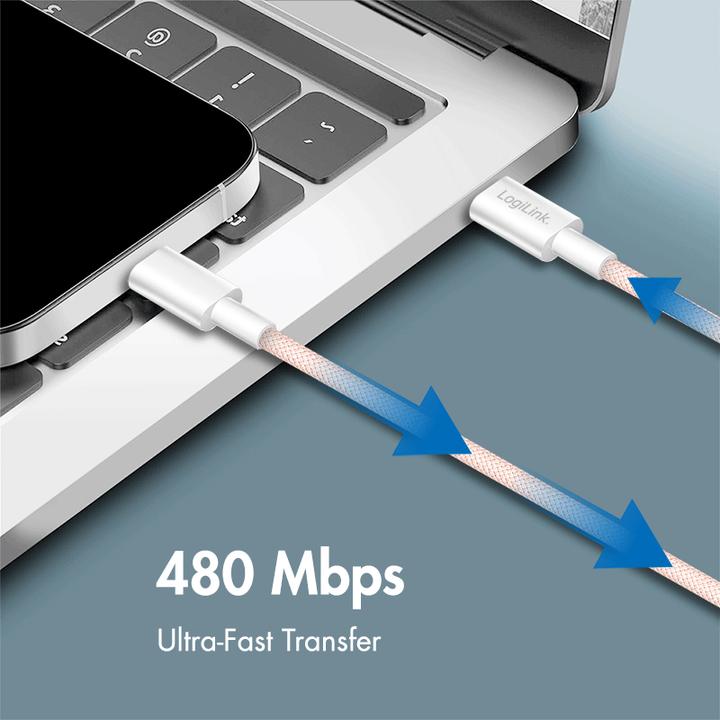 Produktbild LogiLink Prüfen (1 m, USB 2.0, 60 W)