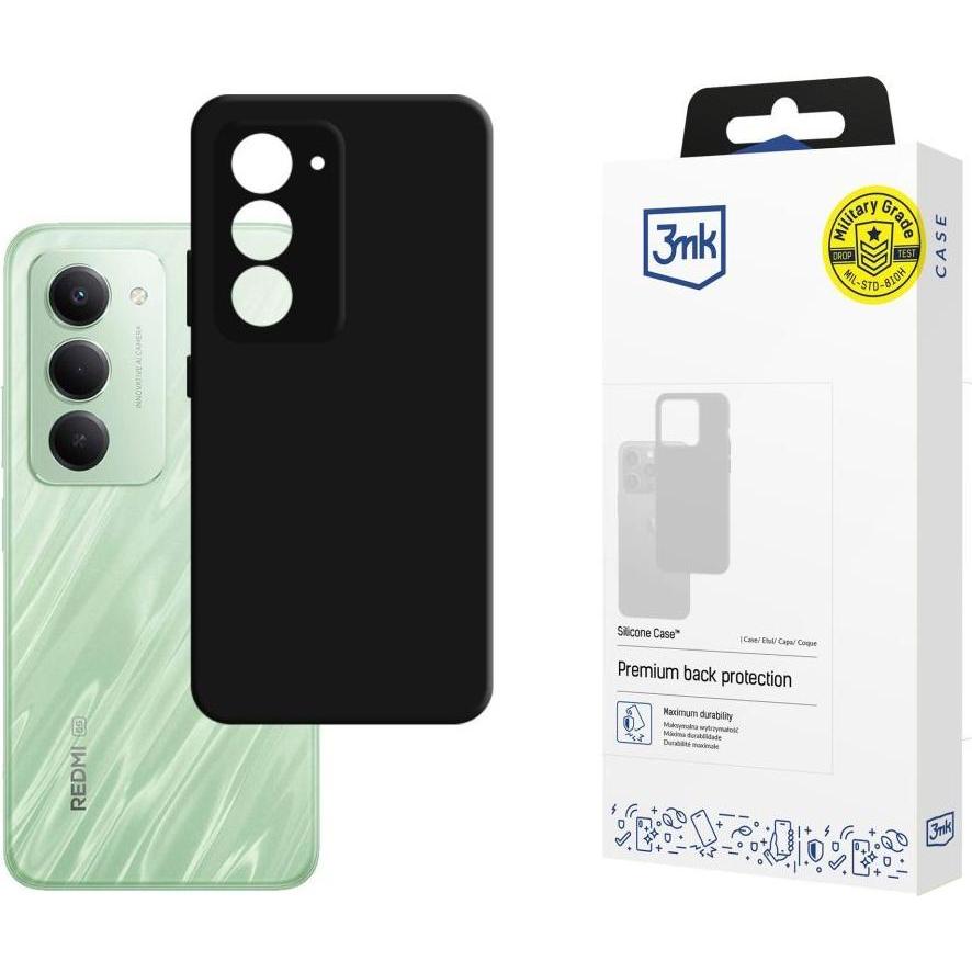3Mk Nero Ochranný Kryt Silicone Case Pro Redmi 15 4G/15 5G (Xiaomi Redmi 15 5G), Pellicola Protettiva Smartphone,