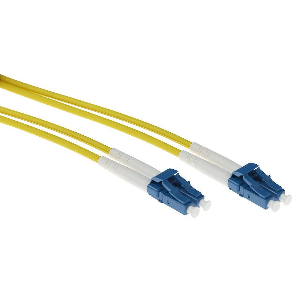 ACT 7 meter singlemode 9/125 OS2 duplex armored fiber patch cable with LC connectors (CAT7, 7 m), Netzwerkkabel