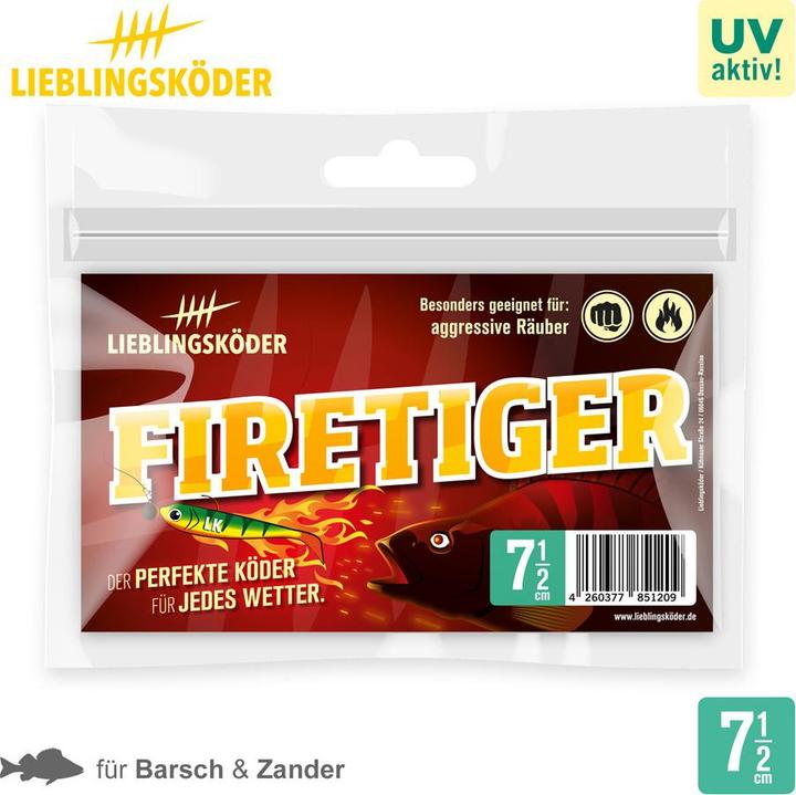Image du produit Lieblingsköder Tigre de feu (7.50 cm)
