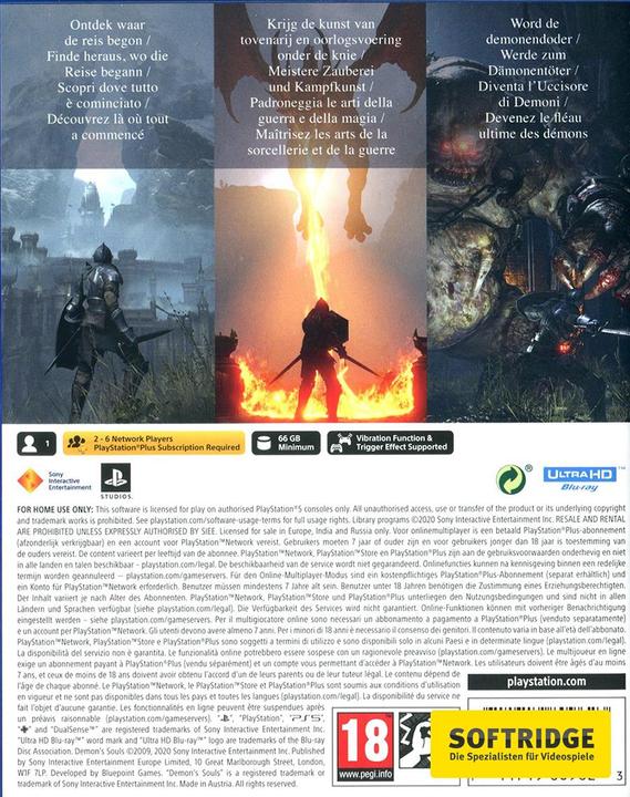 Image du produit Sony Demon’s Souls (PS5, DE)