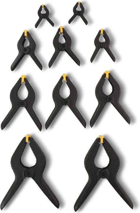 Actual product image Kinzo Spring clamps 10pc (105 mm)