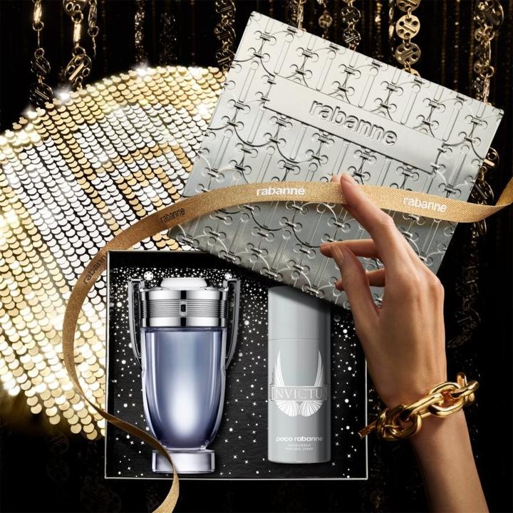 Immagine prodotto Paco Rabanne Invictus Eau De Toilette e Deodorant Spray Uomo (Set di profumi)