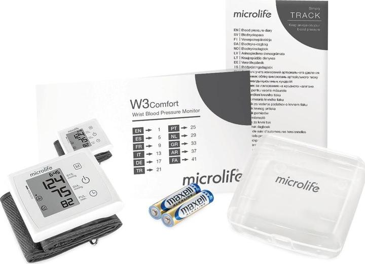 Immagine prodotto Microlife Misuratore di pressione elettronico da polso Bp W3 Comfort Unit