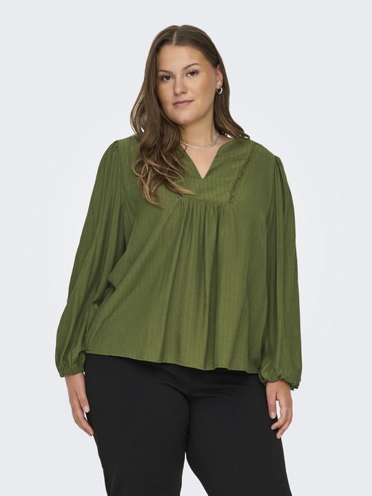 Image du produit Only Coupe normale Col en V Élastique Manches bouffantes Top (44)