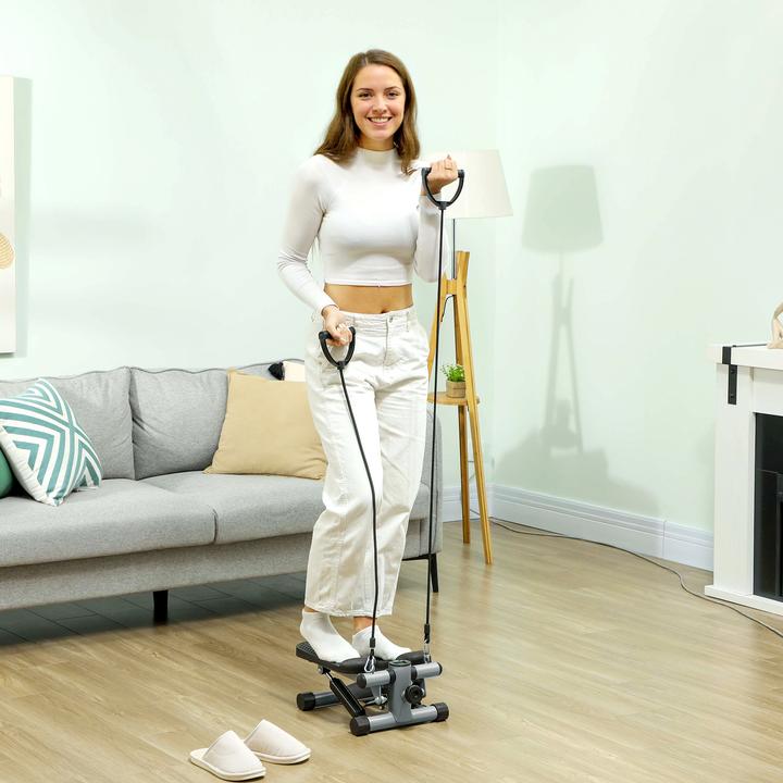 Produktbild SportNow Mini Stepper Stahl, Kunststoff Grau