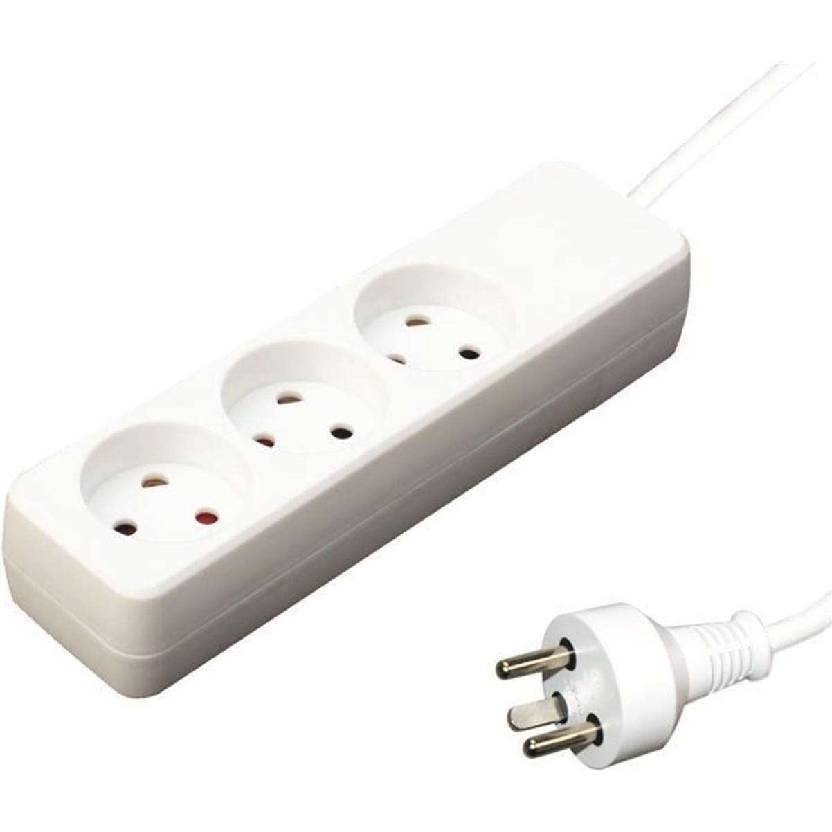 Garbot, Steckdosenleiste, Plast Power Strip (3 x, 1 m)